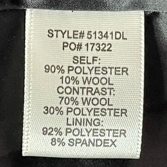 Skies Are Blue Women’s L Chevron Tweed Mini Skirt Green Beige Lined EUC - Picture 7 of 9